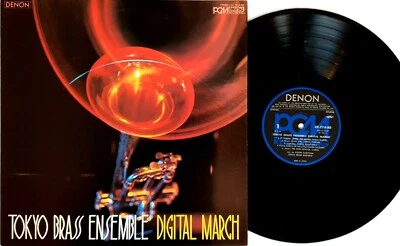 Tokyo Brass Ensemble ‎– Digital March Vinyl LP 1981 Denon Japan ‎– OX-7214-ND - Image 1 of 3
