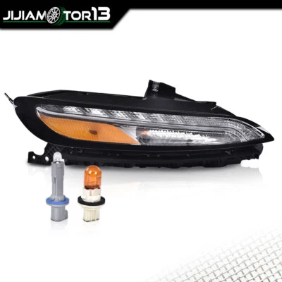Luz de estacionamiento LED DRL lámpara de señal de giro lado derecho apta para Jeep Cherokee 2014-18 Foto 1 de 4