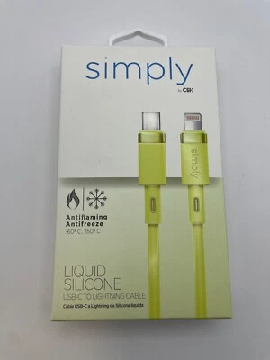 USB-C to 8 pin Cable 4ft, Quick Charging, Fast Data Sync, MFi Certified  Iphone - Image 1 of 4