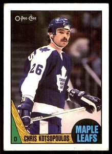 1987-88 O-Pee-Chee Chris Kotsopoulos #244