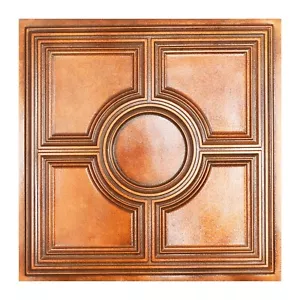 Faux Tin Ceiling Tile Decor Wall Panel stores art PL37 Archaic copper 10pcs/lot - Picture 1 of 22