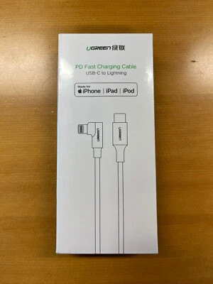 USB-C Cable Right Angle 3FT Ugreen - Image 1 of 4