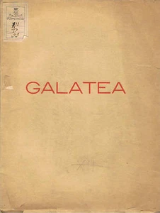 GALATEA booklet opera by Distefano-Villaroel MUSIC ANTONIO SAVASTA - CATANIA - Picture 1 of 3