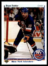1990-91 Upper Deck Bryan Trottier . New York Islanders #137
