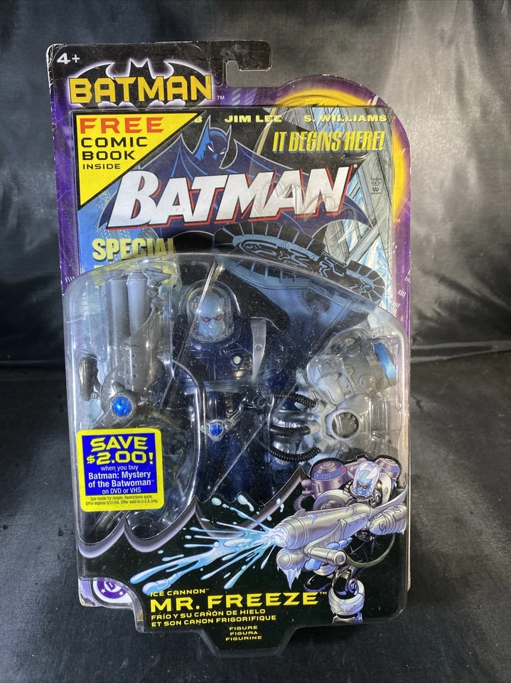 Batman Mr. Freeze Ice Cannon 2003 MIB Mattel Toy DC Comics R4