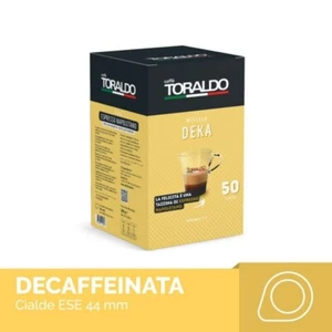 50 Cialde Caffè Toraldo Filtro Carta ESE  Miscela Decaffeinato SPED. GRATUITA - Foto 1 di 3