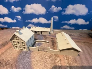 Factory Scene 10mm or 12mm WW2 Buildings Terrain Gaming or Individual Building - Picture 1 of 11