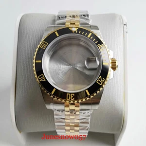 Top Quality 40mm Watch Case + Watch Jubilee Band Fit ETA 2836 MIYOTA Movement - Picture 1 of 8