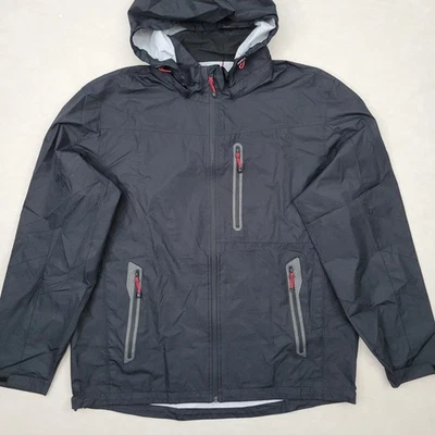 Hawke & Co Jacket Mens XL Black Performance Outdoor Rain Hiking  - Image 1 of 4