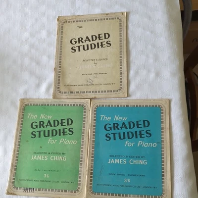 The New Graded Studies for Piano - Edited By James Ching - Book 1, Book2, Book 3 - Image 1 of 4