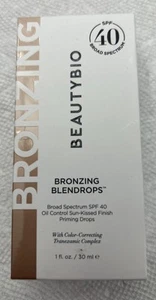 BEAUTYBIO : Bronzing Blendrops SPF 40 Priming Drops - 1 FL. OZ. NEW IN BOX - Picture 1 of 1