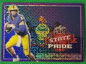 Kenny Pickett 2022 Leaf Draft Metal Rookie RC State Pride Purple Mojo Prizm SP - Picture 1 of 2