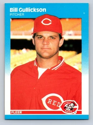 1987 Fleer #203 Bill Gullickson Cincinnati Reds - NM/MT - Image 1 of 2