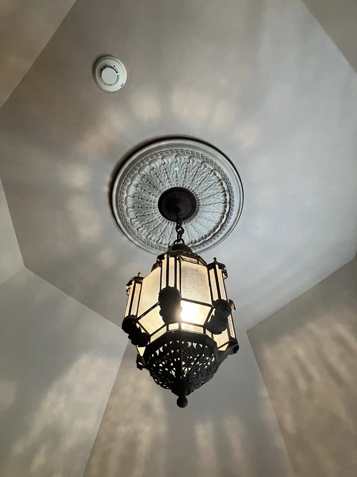 Moroccan Style Handmade Glass Grand Chandelier - Image 1 of 4