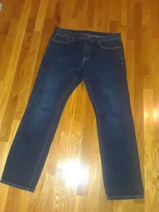 Men's John Varvatos USA Classic Straight Blue Jeans fits Size 36 x 31 - Picture 1 of 11