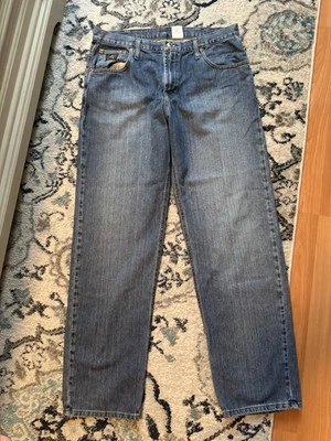 Cinch Jeans Mens Denim Tag Size 35x34 Blue Black Label Straight Leg Cotton - Image 1 of 4