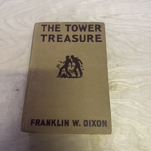 THE HARDY BOYS THE TOWER TREASURE FRANKLIN W. DIXON 1927 HARD COVER BOOK - Imagen 1 de 2