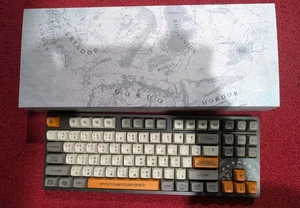 DROP LoTR Series Keyboard -- The Lord of The Rings Dwarfvish And English - Photo 1/5