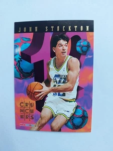 NBA - 1995-96 skybox Hoops John Stockton Number Crunchers Card #23 Utah Jazz - Picture 1 of 2