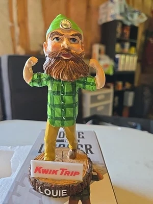 Louie The Logger Leñador Bobblehead SGA La Crosse Leñadores Mascota Nuevo En Caja Foto 1 de 4