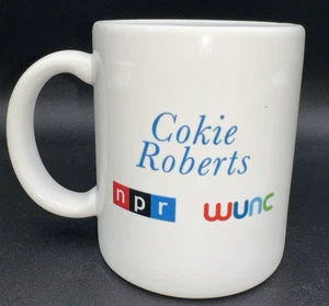 Taza de café vintage NPR WUNC Cookie Roberts hecha en EE. UU. - Imagen 1 de 7