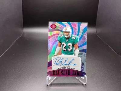2023 Illusions Patrick Surtain Elusive Ink Auto #05/99 Dolphins - Image 1 of 2
