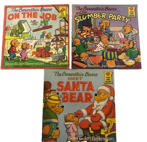 The Berenstein Bears Vintage Book LOT Of 3 Softcover Storybooks 1970-1980's - Picture 1 of 11