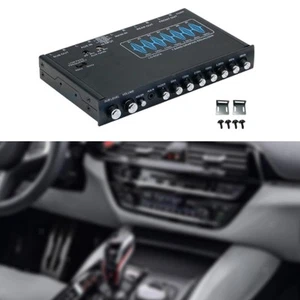 7-Band-Car-Audio-Equalizer, DSP-Chip für Auto, Boot, Schwarz, einfach zu - Picture 1 of 7