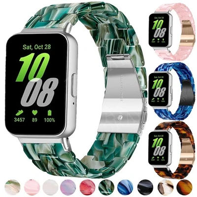 Luxury Resin Strap Wrist Band For Samsung Galaxy Fit 3 SM-R390 Watch Bracelet - Image 1 of 4