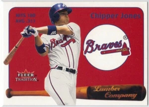 CHIPPER JONES 2001 FLEER TRADITION Lumber Company   #LC15  NM-MT - Picture 1 of 1