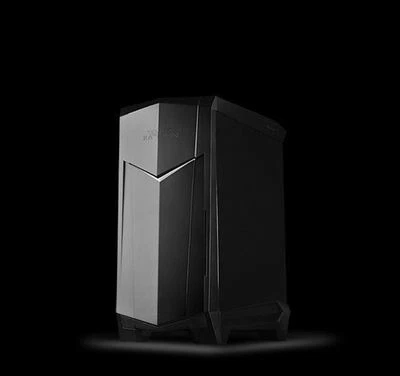 Silverstone Raven MATX Steel 90deg M/B Mounting Tower Case -  SST-RV05B (black) - Image 1 of 2