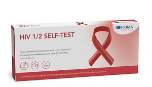 Prima Home HIV 1/2 Rapid Self-Test Kit - Testing for HIV1 and HIV2