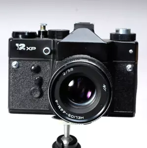 LENTE ZENIT 12-XP 35MM SLR CON HELIOS 44M-4 58MM F/2 - Imagen 1 de 12