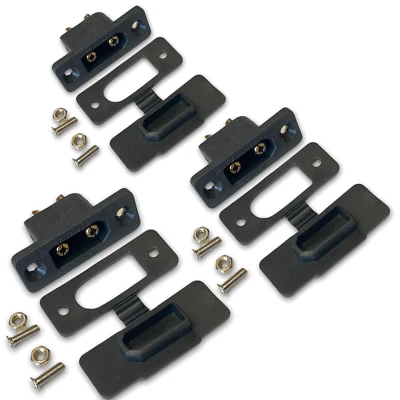 ✅ 3x Goldstecker XT90E-M Einbaustecker mit Gummikappe + Schrauben Lipo Akku XT90 - Bild 1 von 4