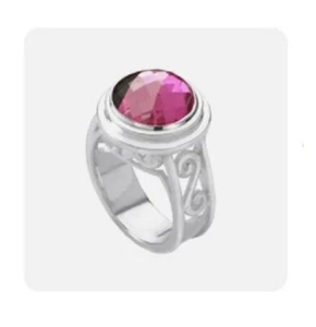 Kameleon KR02 Ring Design Sterlingsilber Schriftrolle Größe 6 - JewelPop NICHT enthalten - Bild 1 von 2