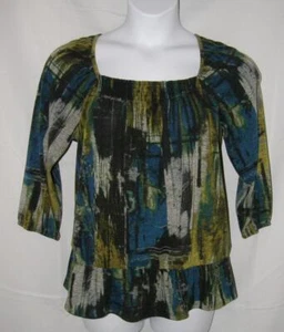 Multicolored Sz Jr XL Casual or Dress Stretchy Pullover Lightweight Sweater AGB - Picture 1 of 4