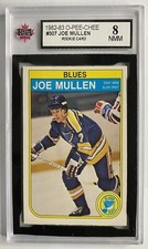 1982-83 O-Pee-Cee Hall of Famer Joe Mullen Rookie Card KSA 8 NMM 🔥