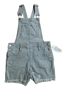 Cat & Jack Girl’s Denim Shorts Overalls Size M 8 - Picture 1 of 9