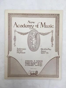 Academia de Música de Baltimore Bill of the Play temporada 1913-1914 grandes anuncios - Imagen 1 de 7