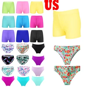 Girls Quick Drying Floral Swim Board Shorts UPF50+ Swimming Trunk Swimwear - Picture 1 of 129