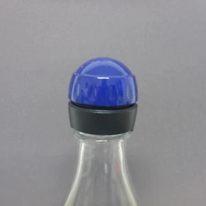 Sodastream BLAU Glaskaraffe Deckel Champagner Verschluss Ersatzteil Pinguin C... - Bild 1 von 3