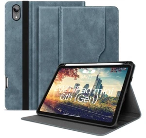 HOLMET Shockproof Case w/Pencil Holder for iPad Mini 7th/6th Gen Auto Sleep/Wake - Picture 1 of 7