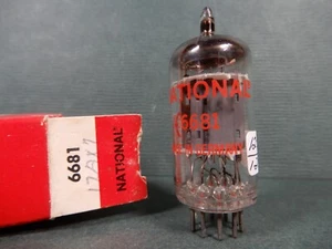 EI Smooth Gray Plate 6681 12AX7 Vacuum Tube NOS? Amplitrex Tested 125/125% - Picture 1 of 4