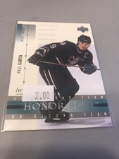 2001-2002 upper deck honor roll 43 Paul Kariya 