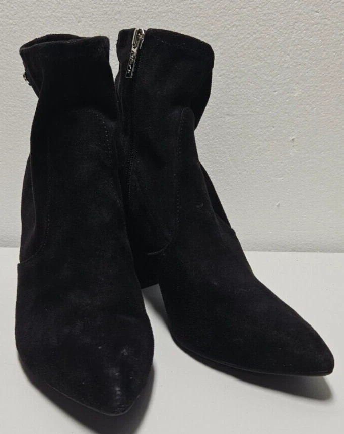Unisa Black Suede Ankle Boots With Zipper/ US Size 7M - Image 1 of 4