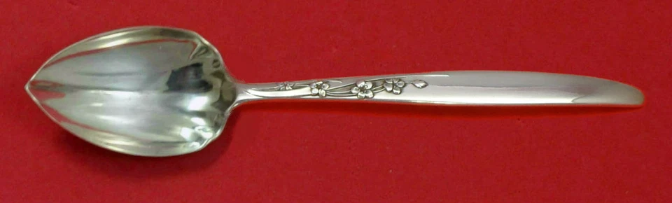 Cuchara de pomelo de plata esterlina Summer Song de Lunt estriada hecha a medida 5 3/4" Foto 1 de 1