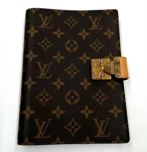 Louis Vuitton GI0238 Monogram Agenda Paul Notebook Cover Authentic Used Good - Picture 1 of 7
