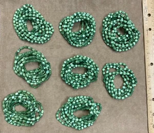 New Lot of 76 pcs Jewelry Beads Bracelet, Green Combo, 3.5" D - Picture 1 of 1
