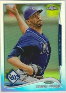 2014 TOPPS CHROME # 63 DAVID PRICE REFRACTOR - Picture 1 of 1
