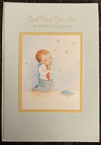 Hallmark First Communion Son Greeting Card New - Picture 1 of 3